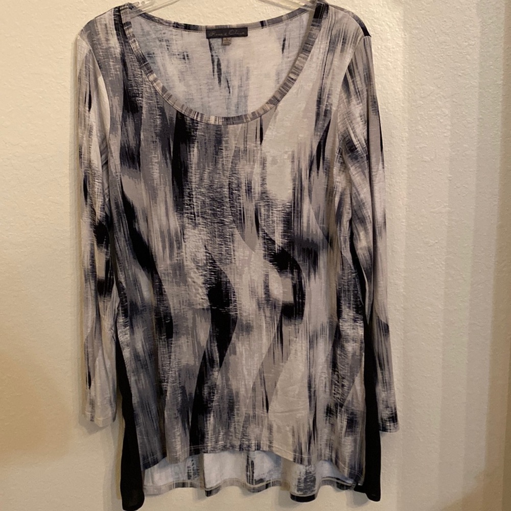 Rose & Olive, Size L, Long Sleeve Tunic